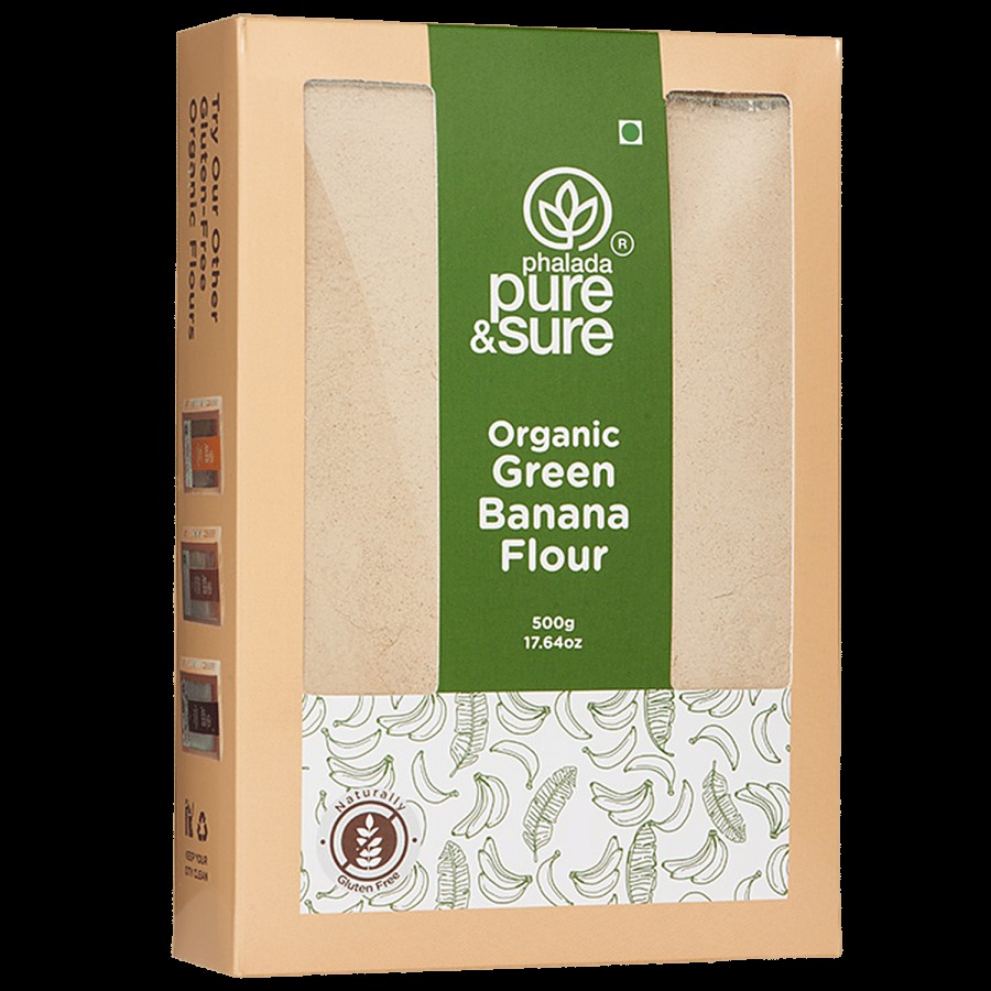 Phalada Pure & Sure Organic Green Banana Flour - Gluten Free