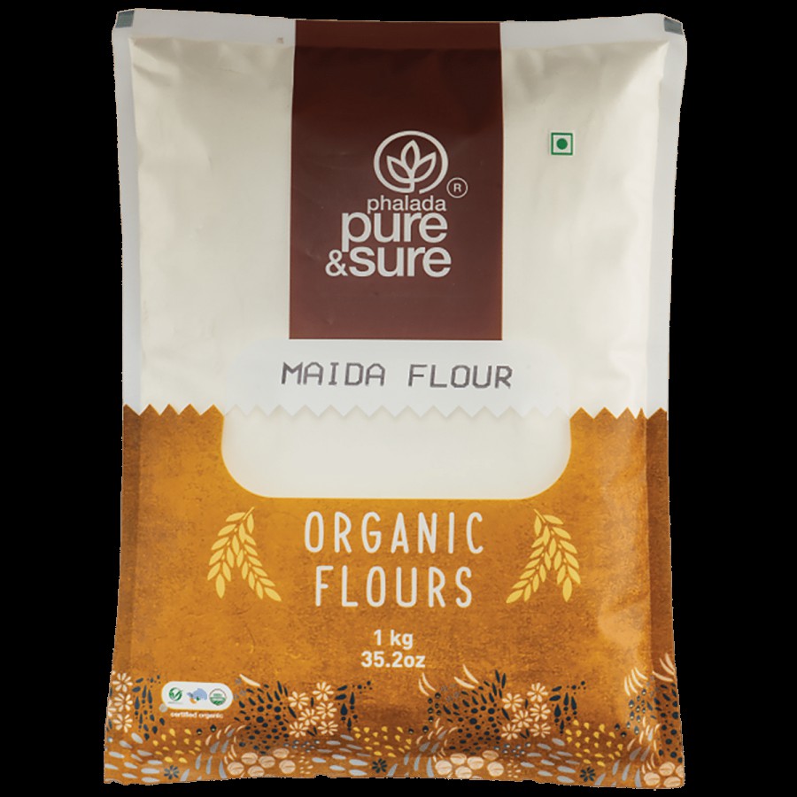 Phalada Pure & Sure Organic Maida Flour - Rich In Fibre & Vitamin