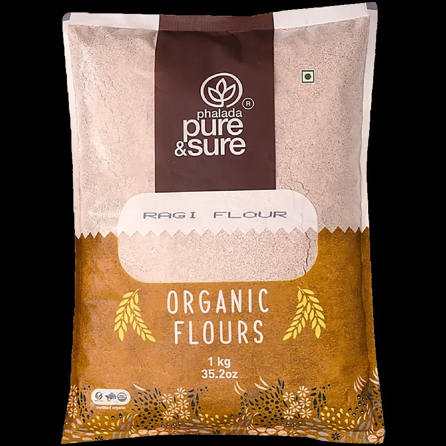 Phalada Pure & Sure Organic - Ragi Flour/Ragi Hittu