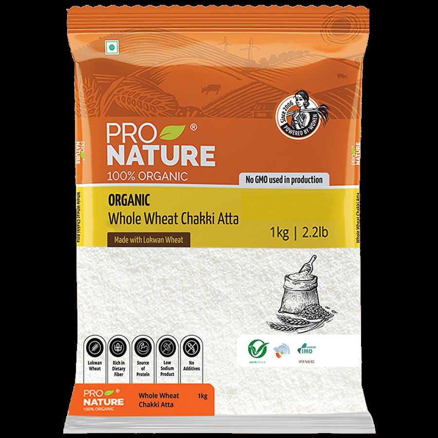 Pro Nature Organic Whole Wheat Atta