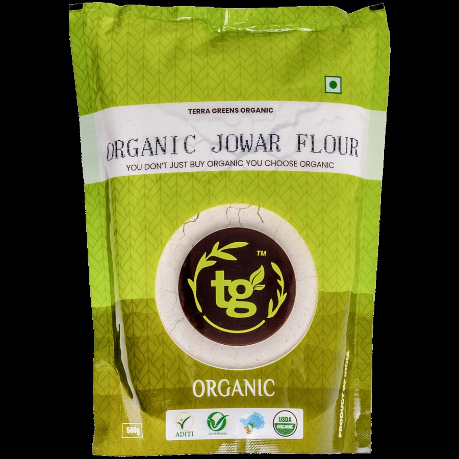 Terra Greens Organic - Jowar Flour/Jolada Hittu