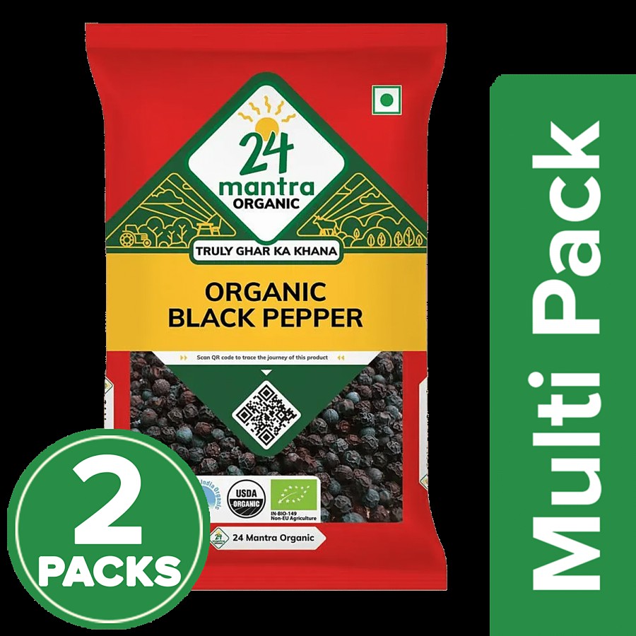 24 Mantra Organic Black Pepper Whole