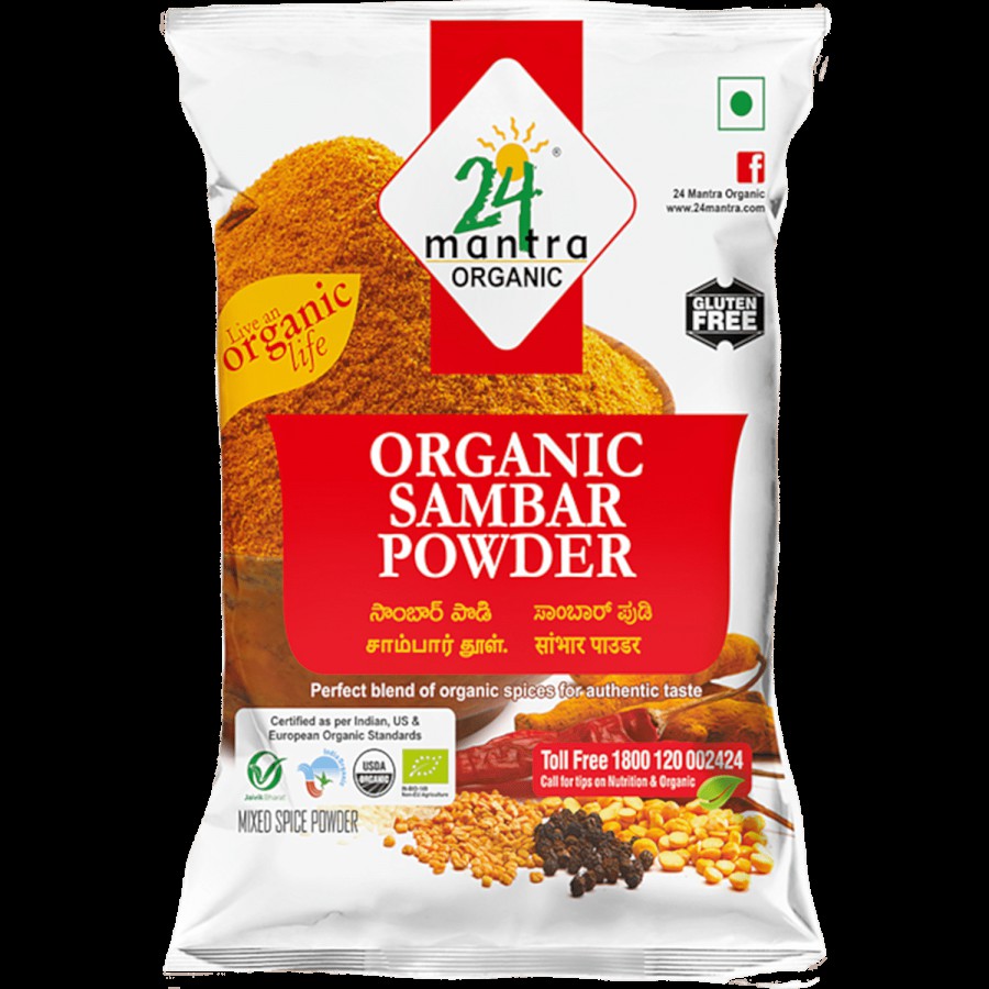 24 Mantra Organic Sambar Powder