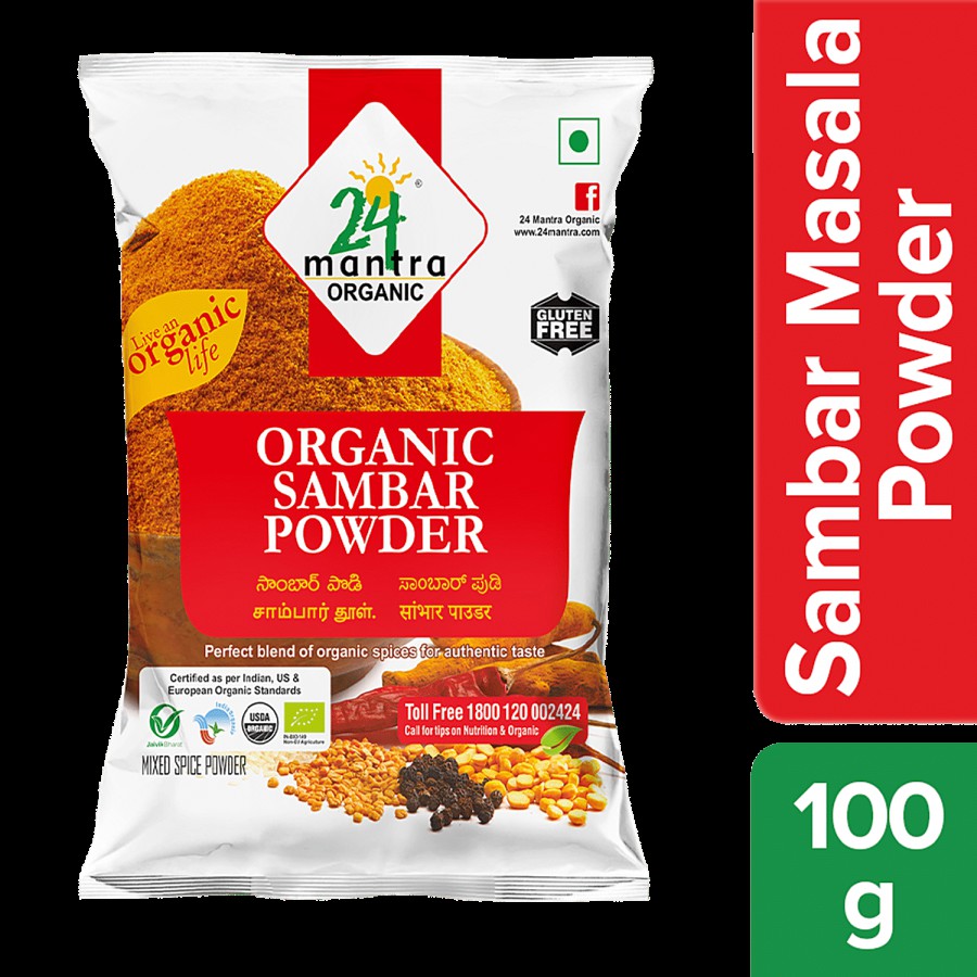 24 Mantra Organic Sambar Powder