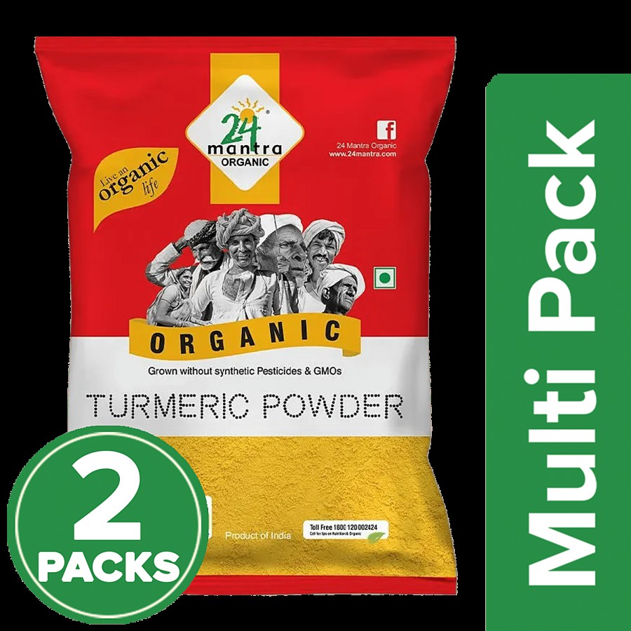 24 Mantra Organic Turmeric Powder