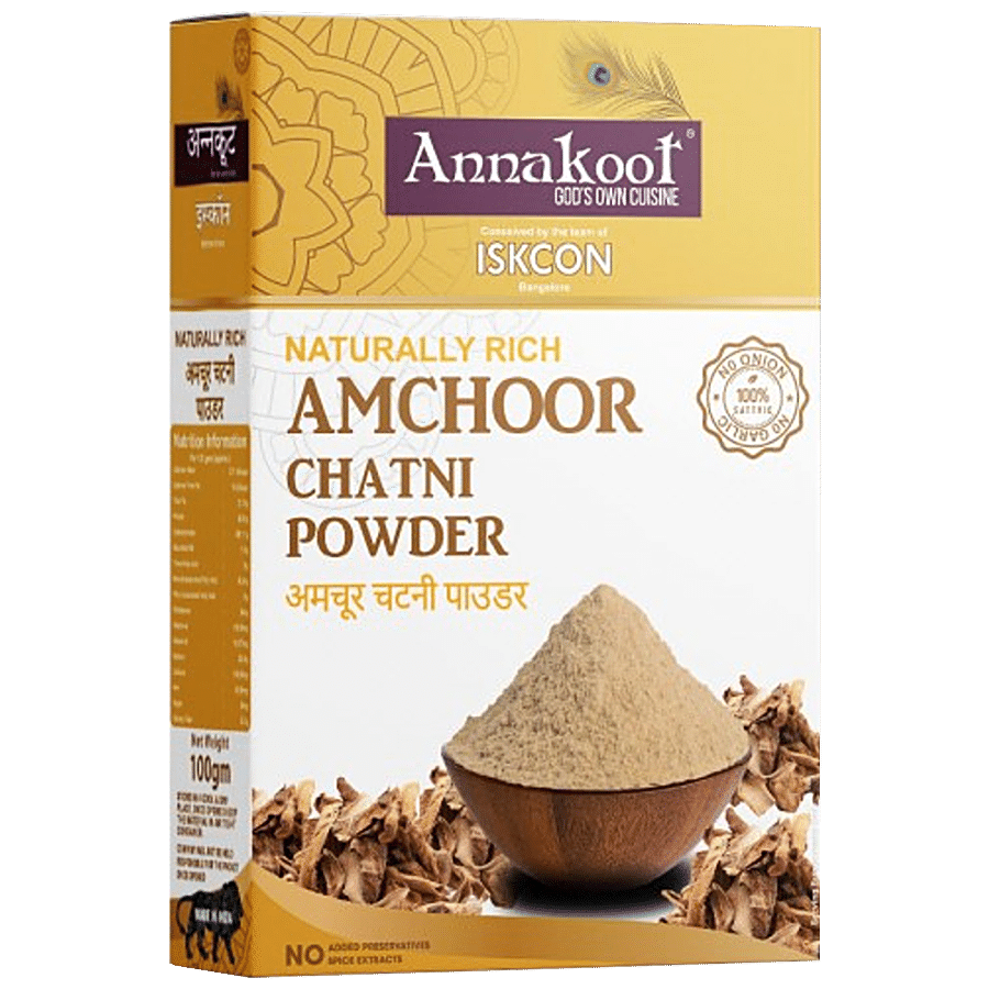 Annakoot Amchoor Chatni Powder - Naturally Rich