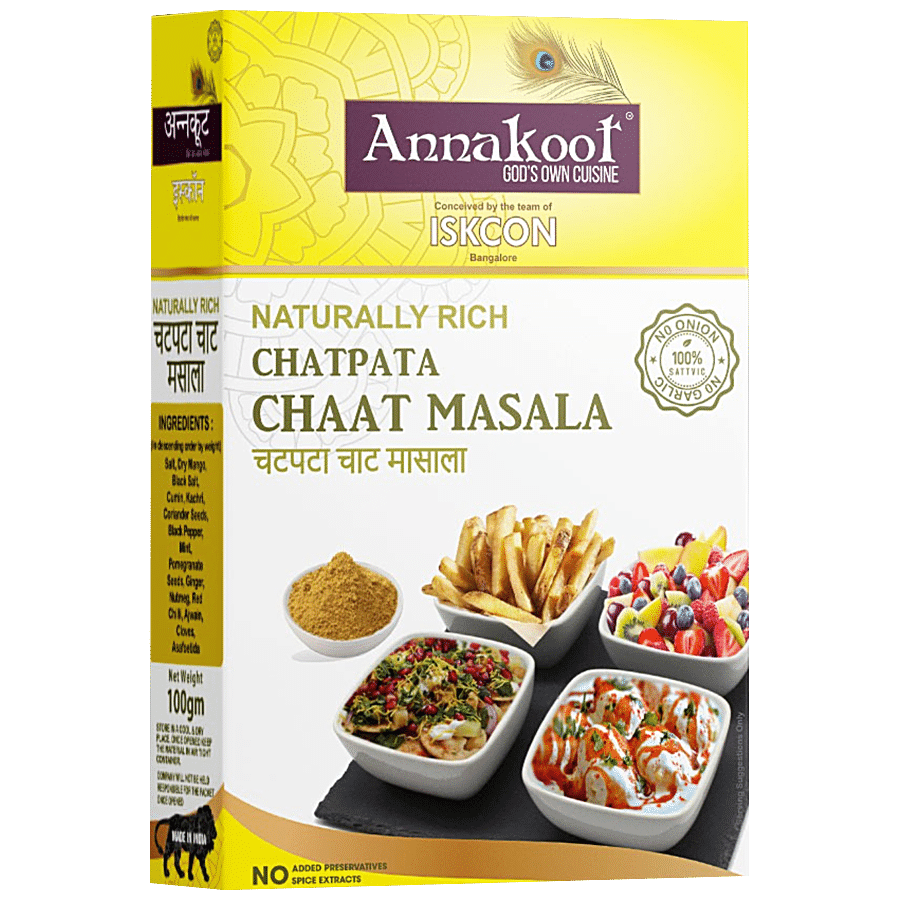 Annakoot Chatpata Chaat Masala Powder - Naturally Rich