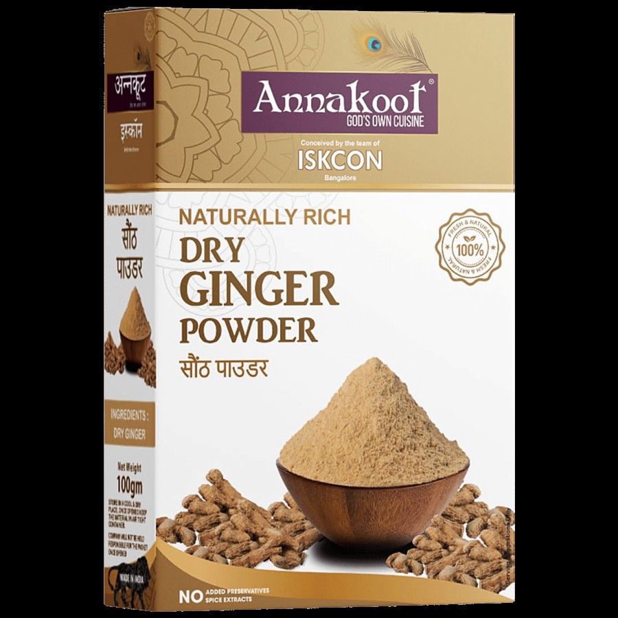 Annakoot Dry Ginger Powder - Naturally Rich