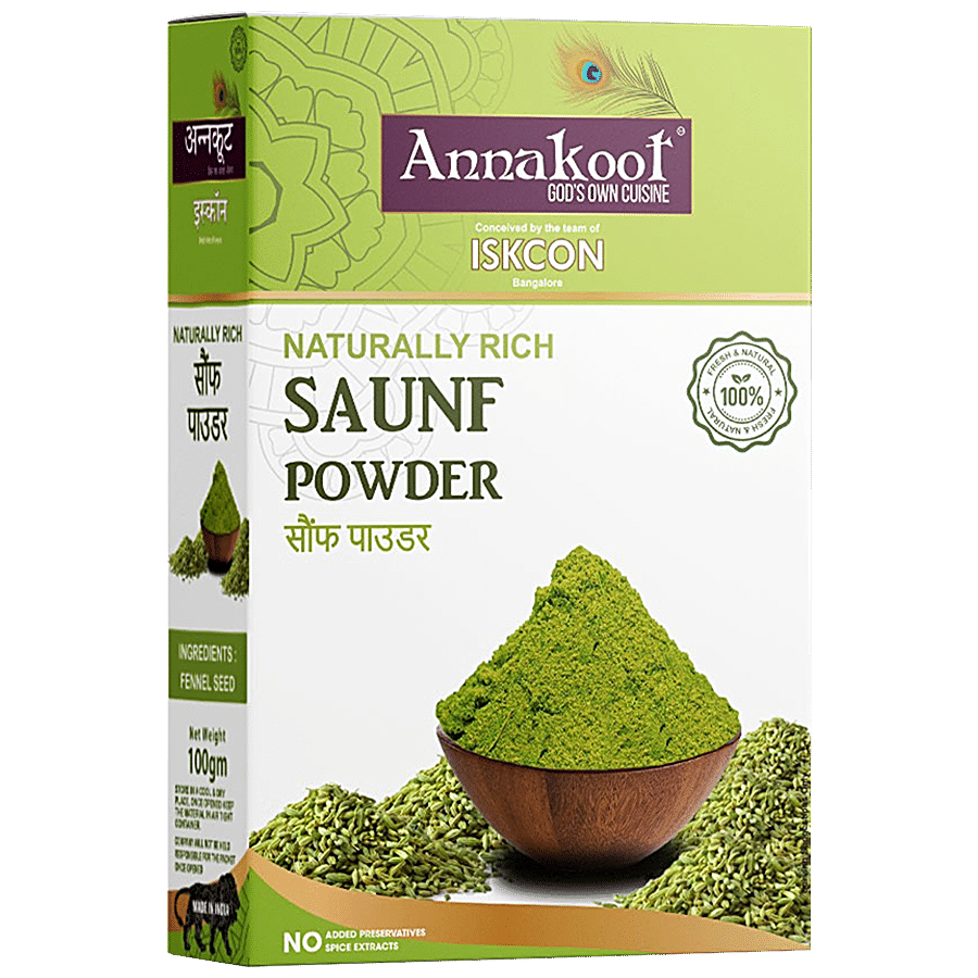 Annakoot Saunf Powder - Naturally Rich