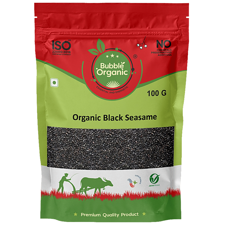 Bubble Organic Black Sesame Seed - Premium