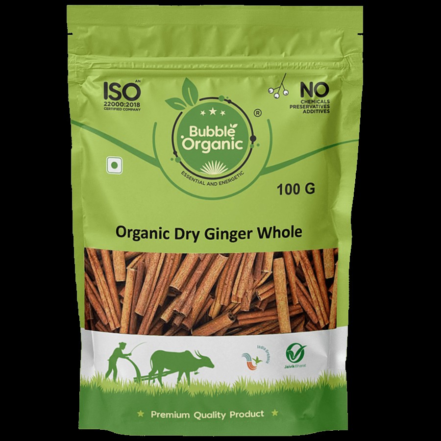 Bubble Organic Dry Ginger - Improves Immunity