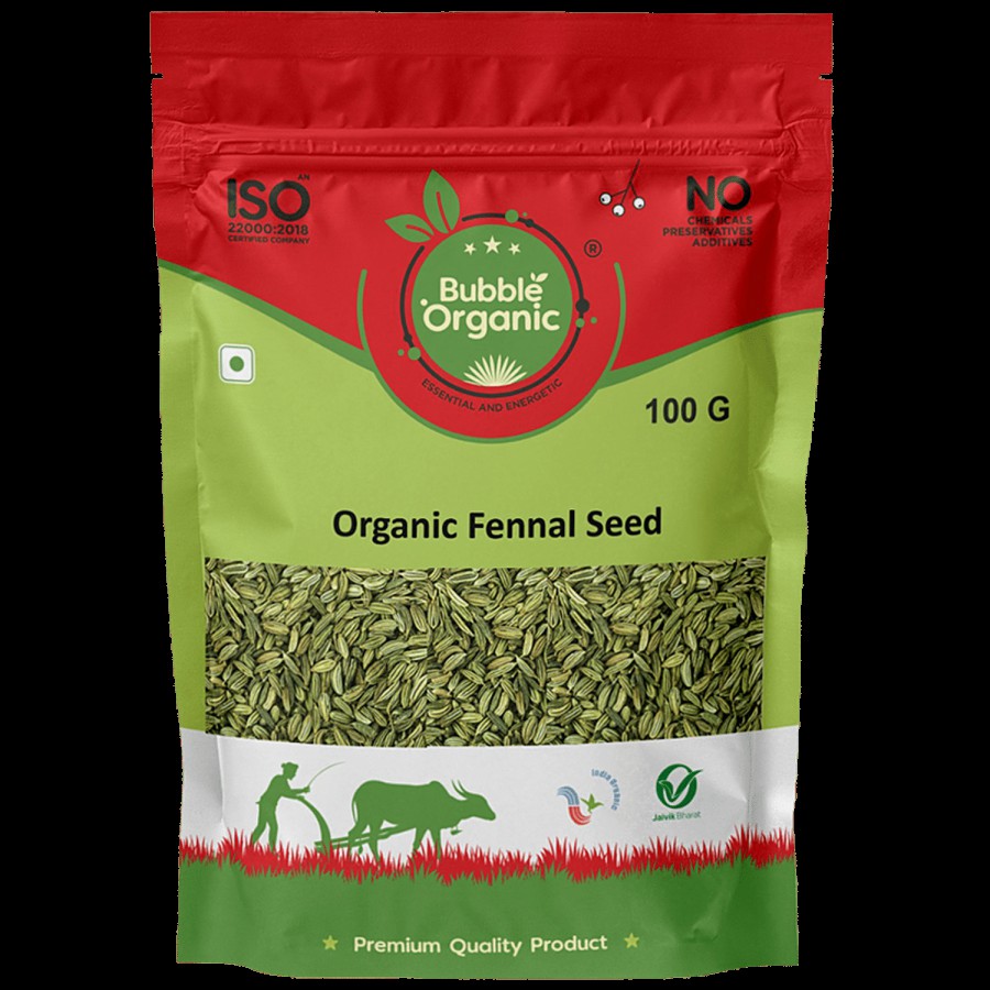 Bubble Organic Fennel Seed - Premium Quality