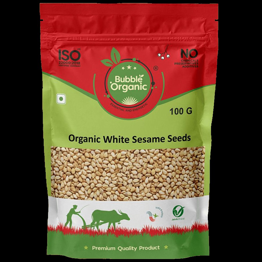 Bubble Organic White Sesame Seed - Premium