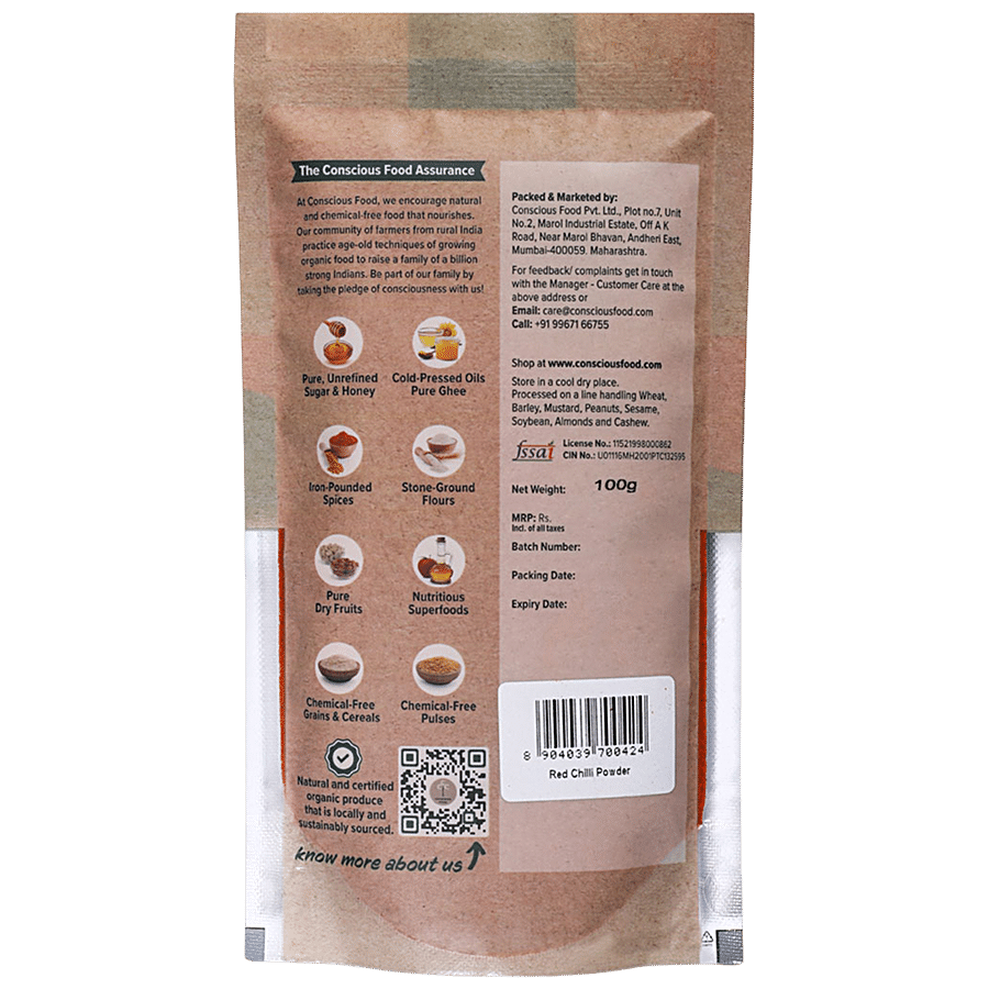 Conscious Food Red Chilli Powder