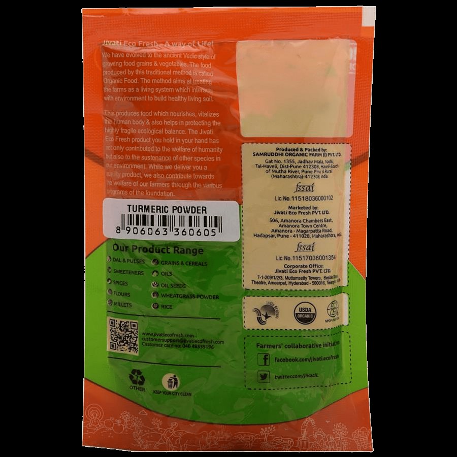 Eco Fresh Organic Food - Turmeric Powder