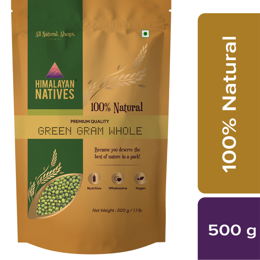 Himalayan Natives Green Gram Whole - Natural & Premium Quality