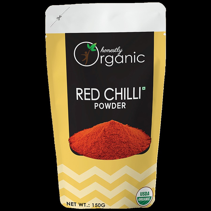 Honestly Organic Red Chilli Powder - Rich In Vitamins