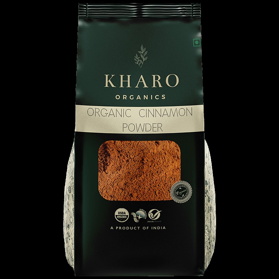 Kharo Organics Cinnamon / Dalchini Powder - Certified Organic