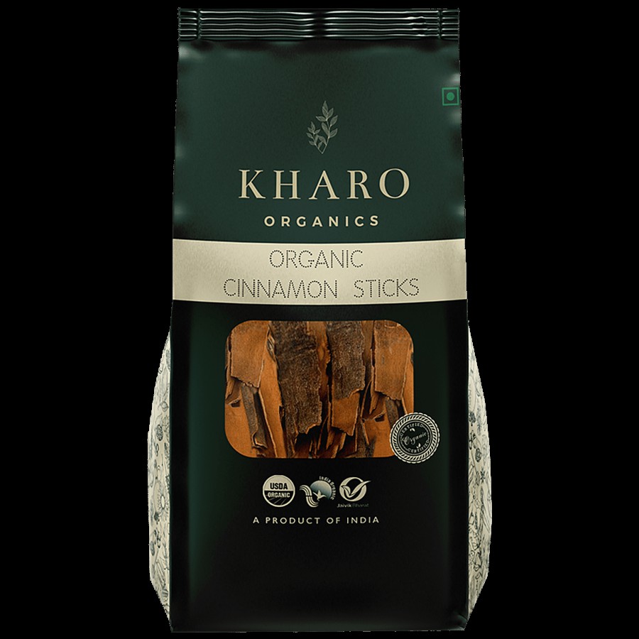 Kharo Organics Organic Dalchini/Cinnamon Sticks - Non GMO