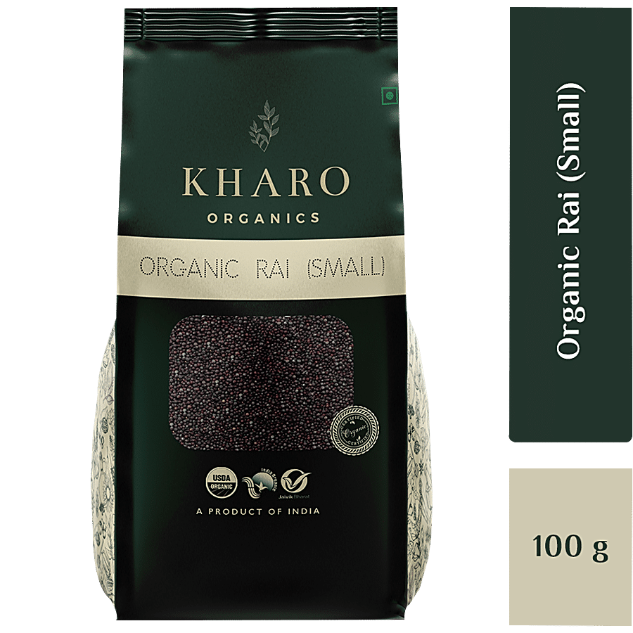 Kharo Organics Organic Rai/Mustard Seeds - Small