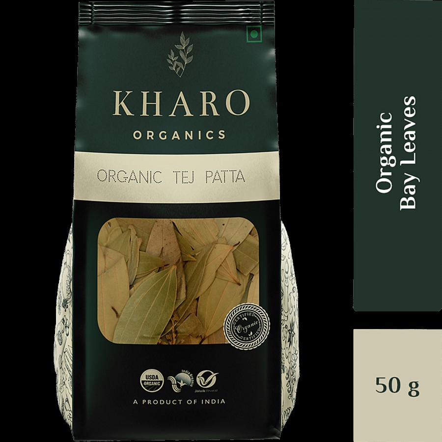 Kharo Organics Organic Tej Patta/Bay Leaves - Non GMO