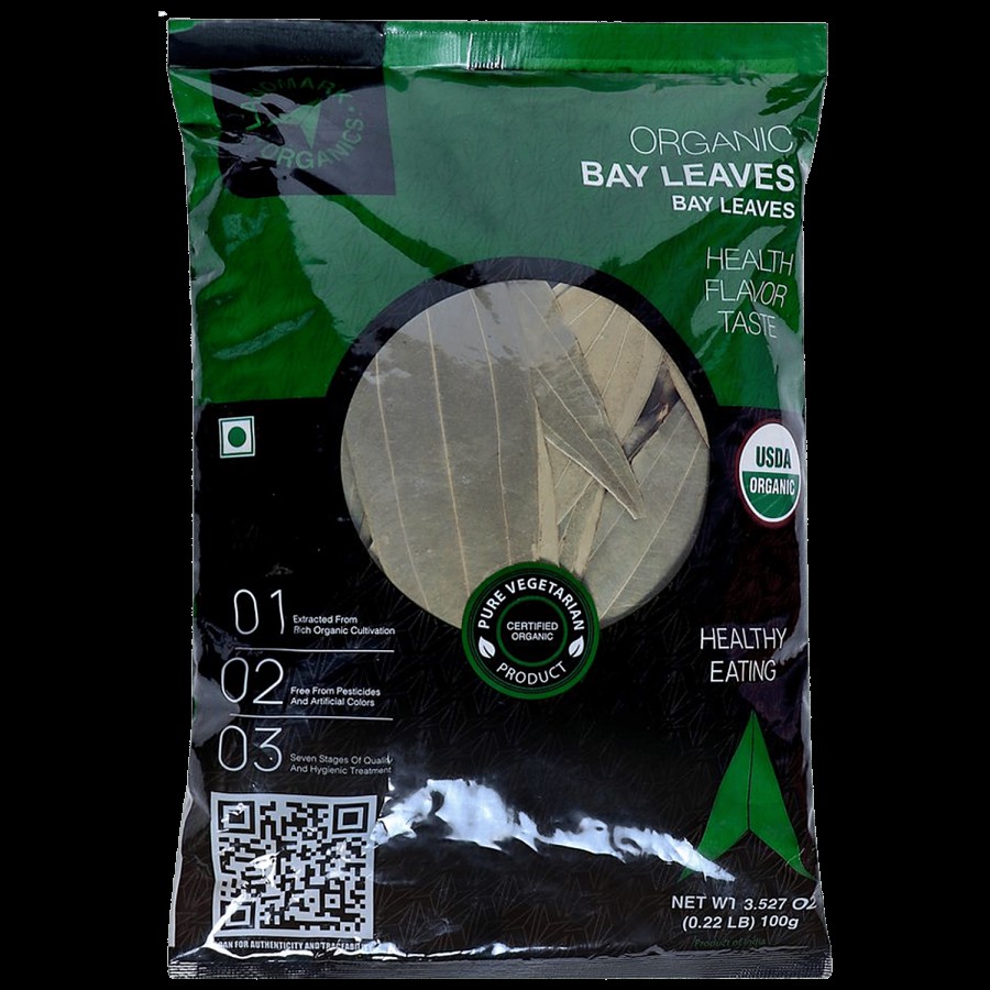 Landmark Organics  Bay Leaves - Rich Taste & Flavour