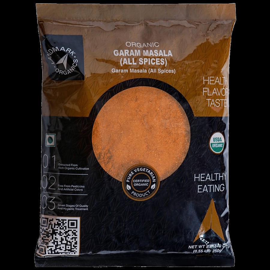 Landmark Organics  Garam Masala - Adds Taste & Flavour