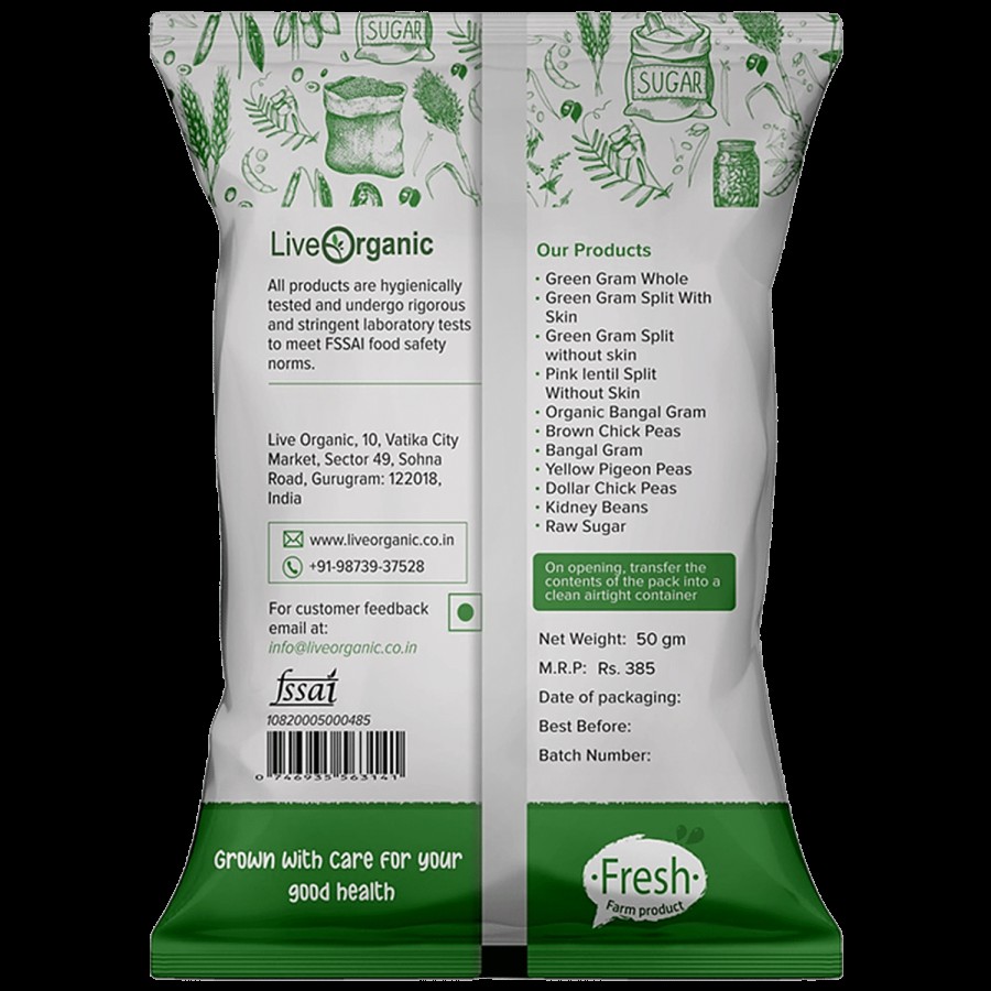 Live Organic Cardamom Green - 100% Natural