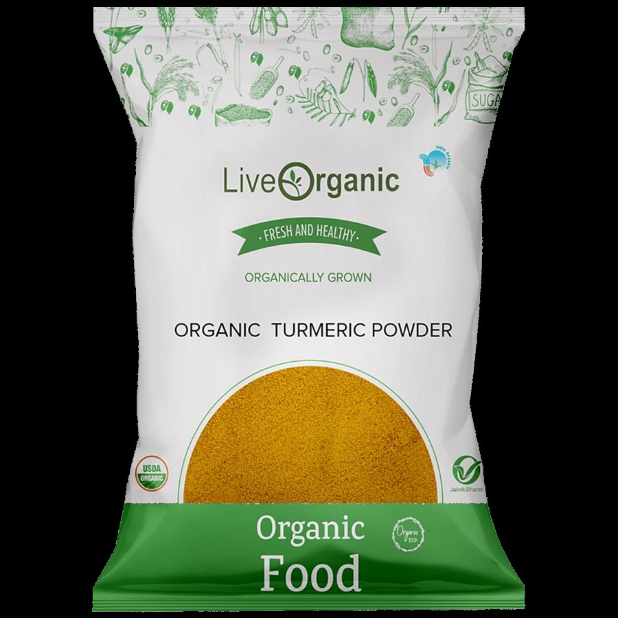 Live Organic Turmeric Powder - 100% Natural