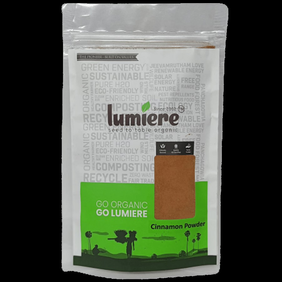 Lumiere Organic Cinnamon/Chakke Powder