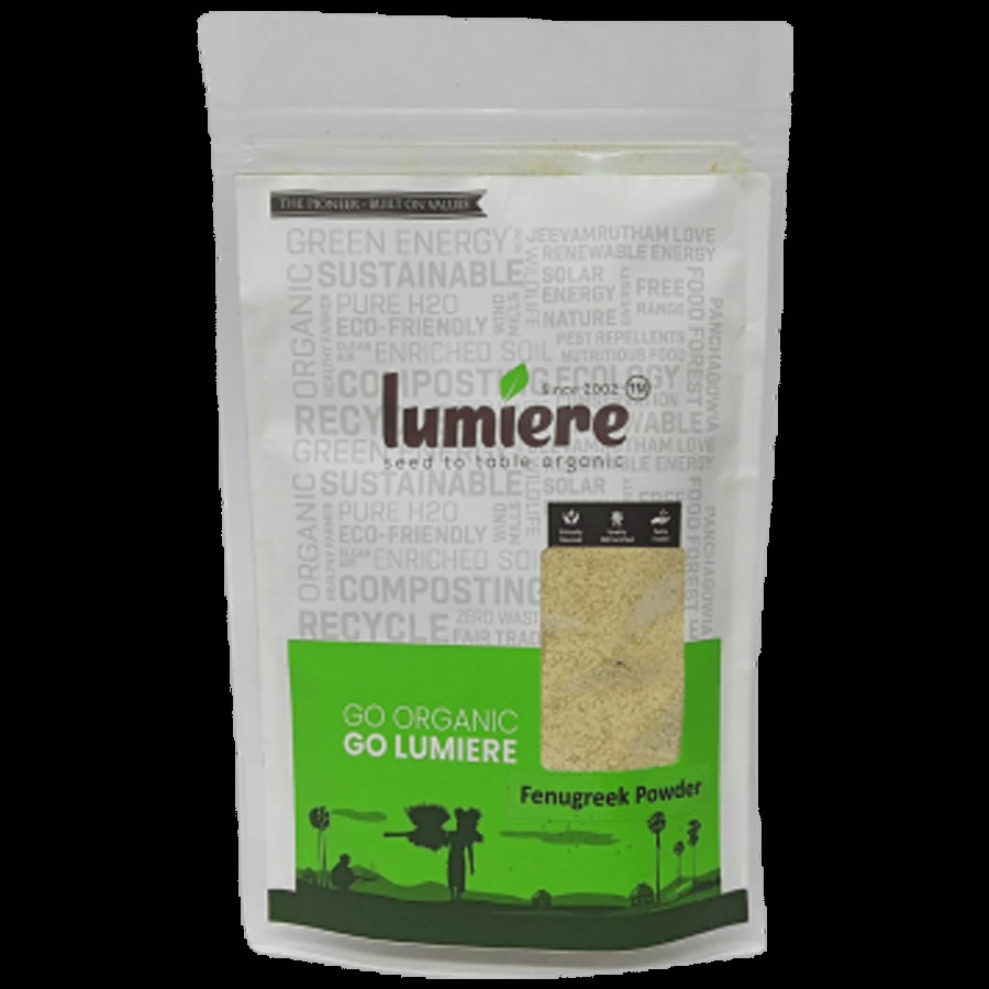 Lumiere Organic Fenugreek Powder