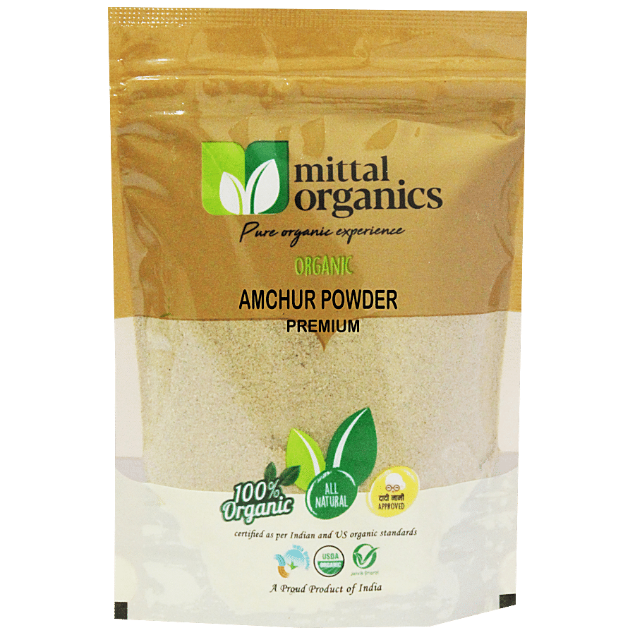 MITTAL ORGANICS Amchur Powder - Made From Premium Quality Dry Mangoes