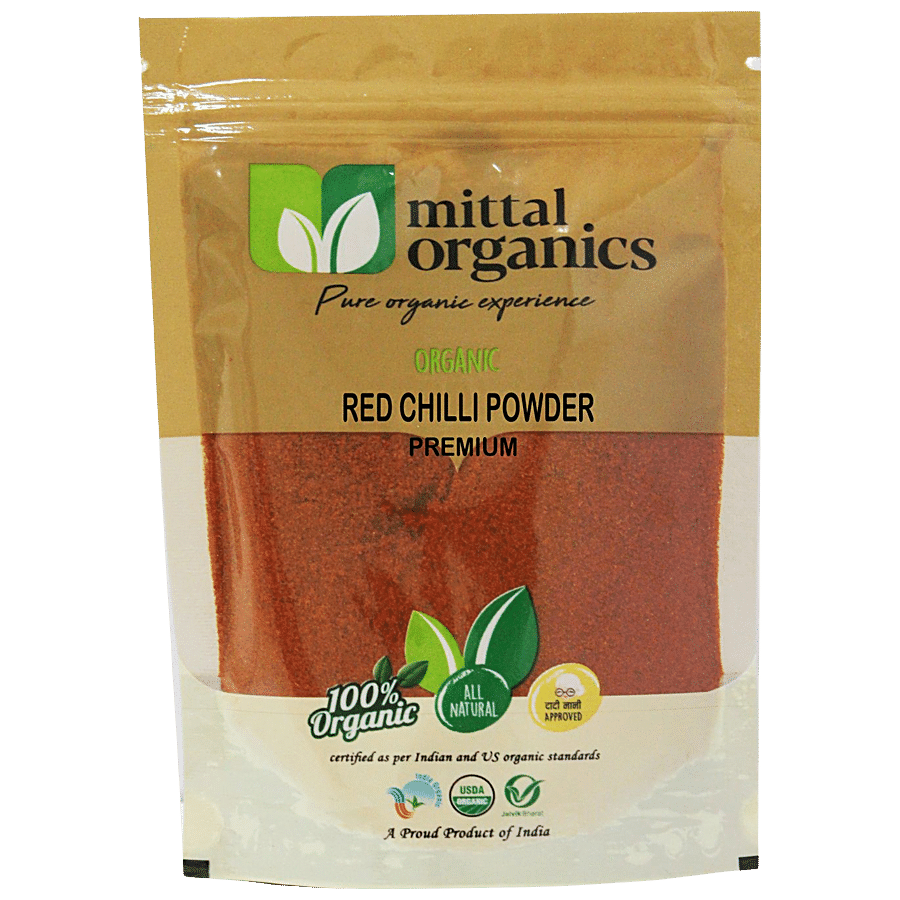 MITTAL ORGANICS Red Chilli Powder - Premium