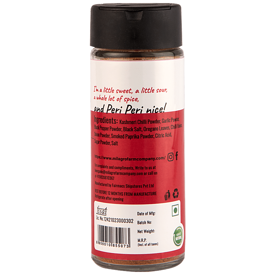 Milagro Farm Company Peri Peri - Organic Seasoning