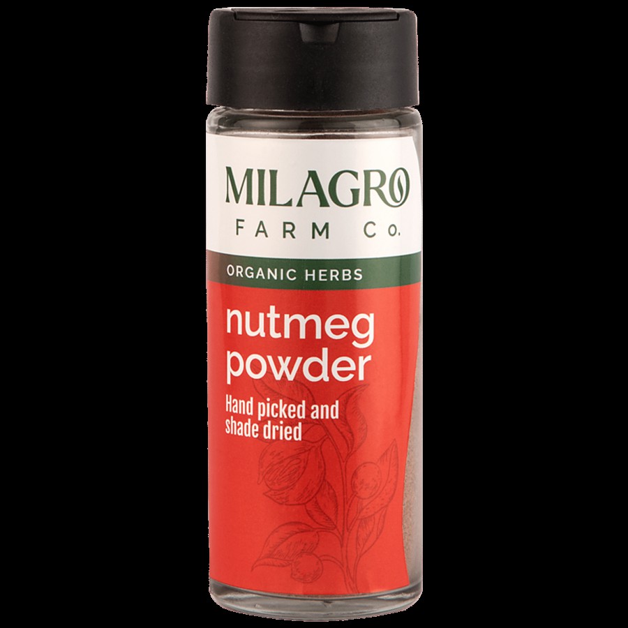 Milagro Farm Company Nutmeg Powder - Organic Herbs