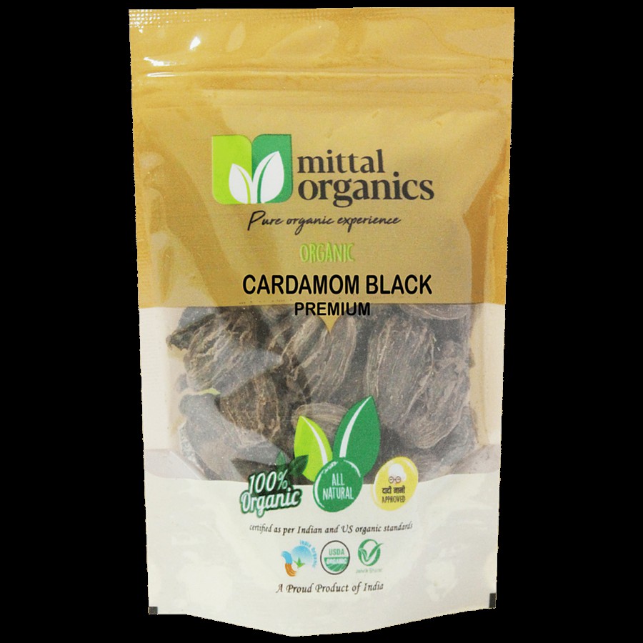 Mittal Organics Cardamom Black/ Doda - Premium