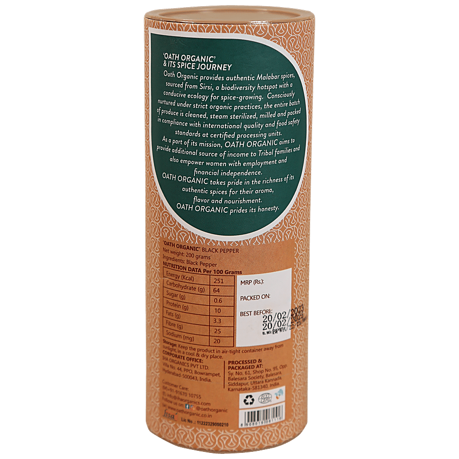 Oath Organic Black Pepper