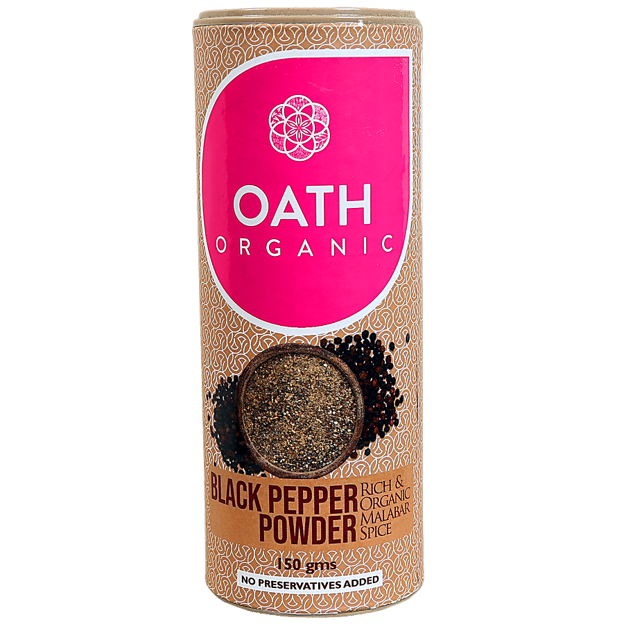 Oath Organic Black Pepper Powder