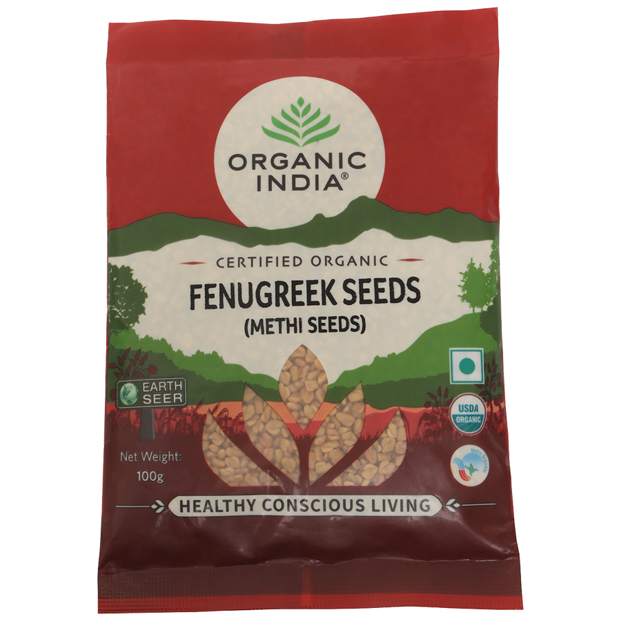 Organic India Fenugreek/Methi Seeds - Certified Organic