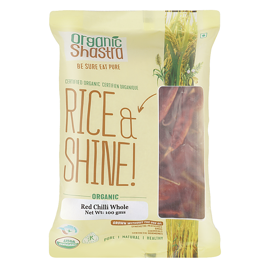 Organic Shastra RedChilliWhole