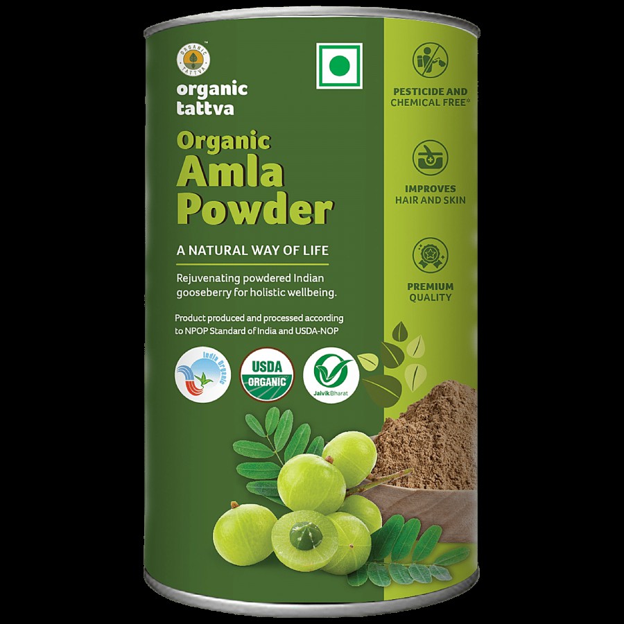 Organic Tattva Amla Powder - Organic