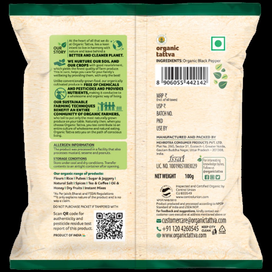 Organic Tattva Black Pepper