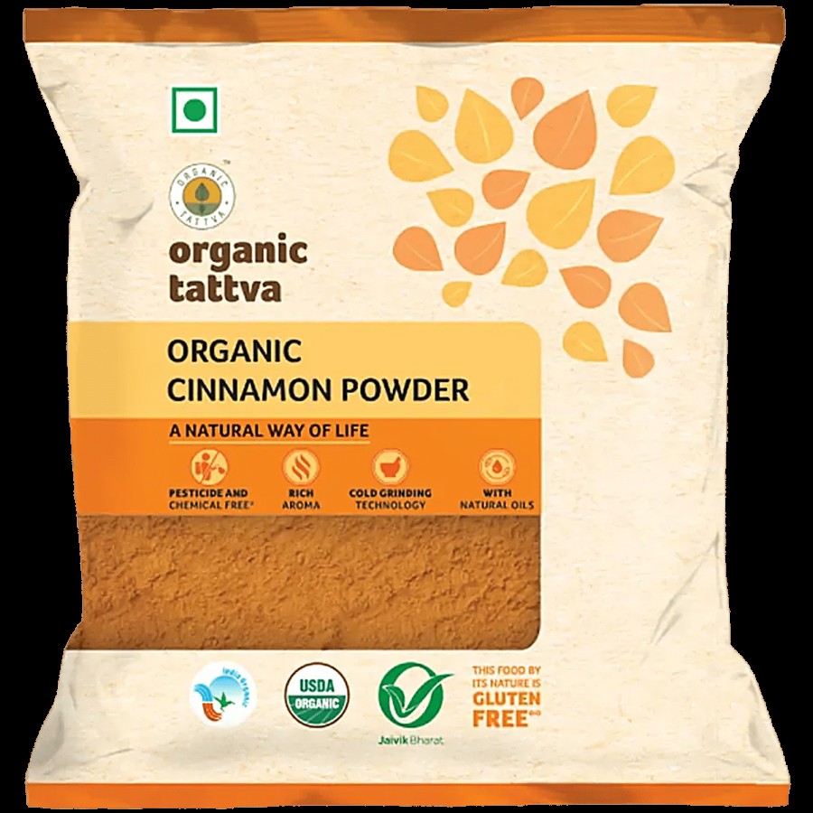 Organic Tattva Cinnamon/Chakke Powder - Organic