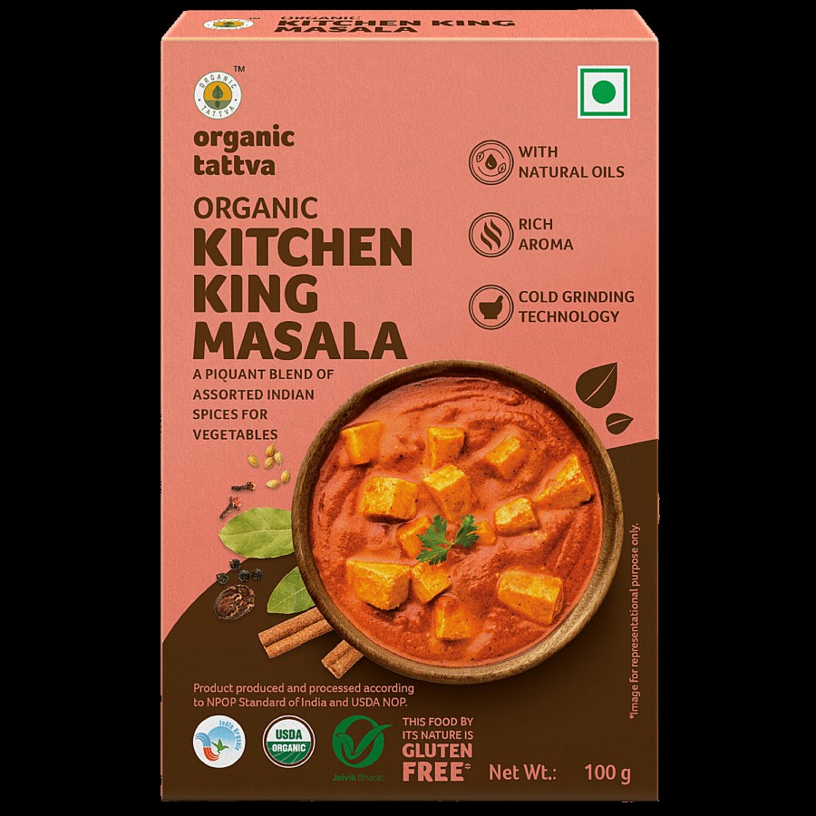 Organic Tattva Organic Kitchen King Masala - Made From Whole Spices