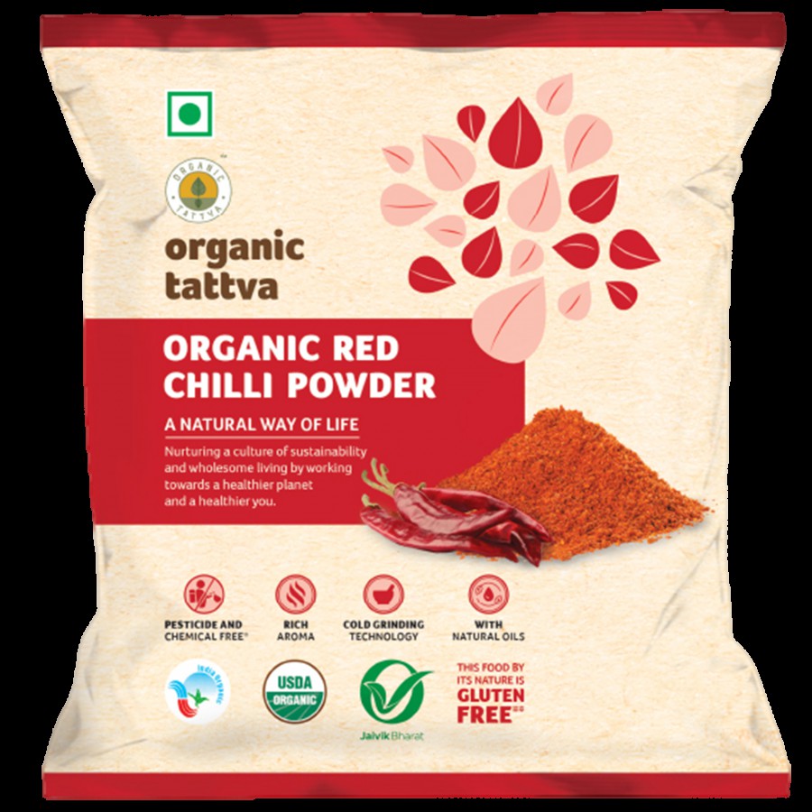 Organic Tattva Organic Powder - Red Chilly