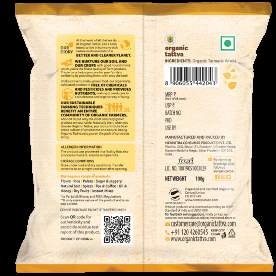 Organic Tattva Organic Powder - Turmeric