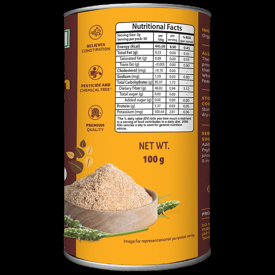 Organic Tattva Organic-PsylliumHusk