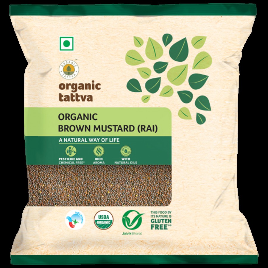 Organic Tattva Organic Seeds - Brown Mustard/Sasive