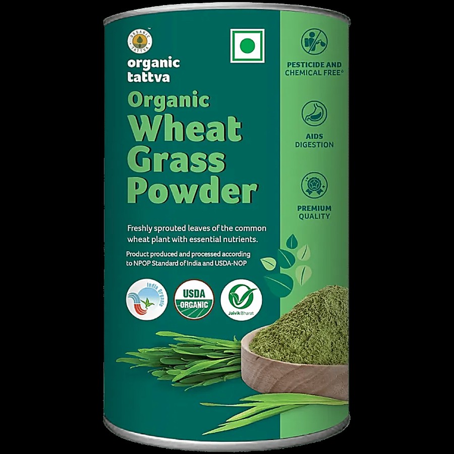 Organic Tattva Organic-Wheat Grass Powder