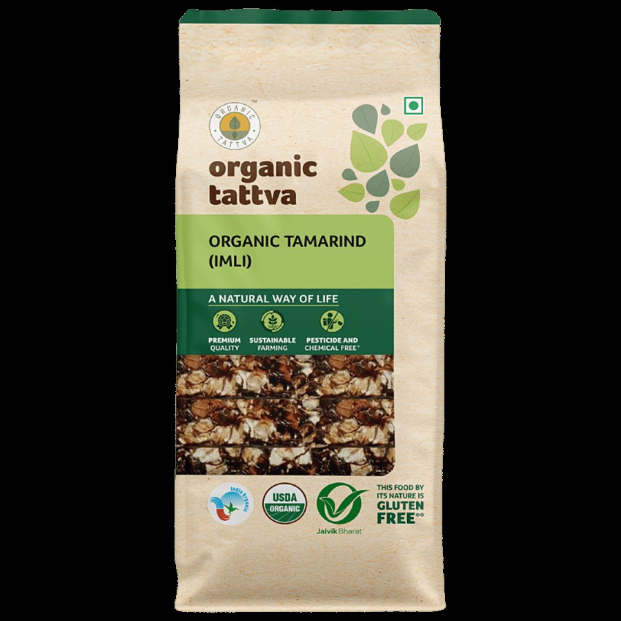 Organic Tattva Tamarind/Hunisehannu - Whole